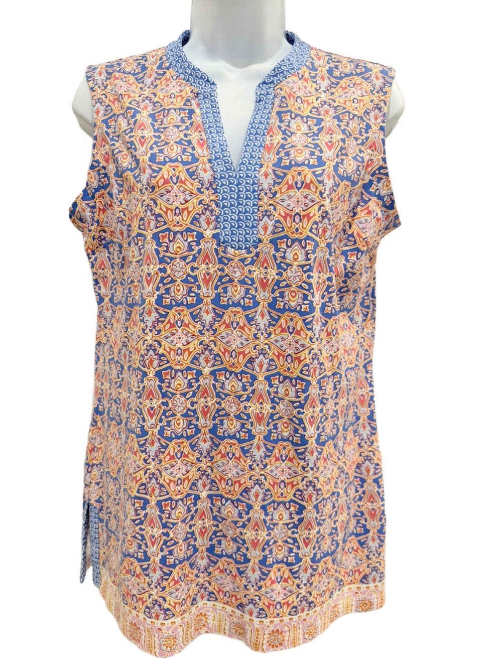 J Mclaughlin Catalina Cloth Popover Tunic. Small